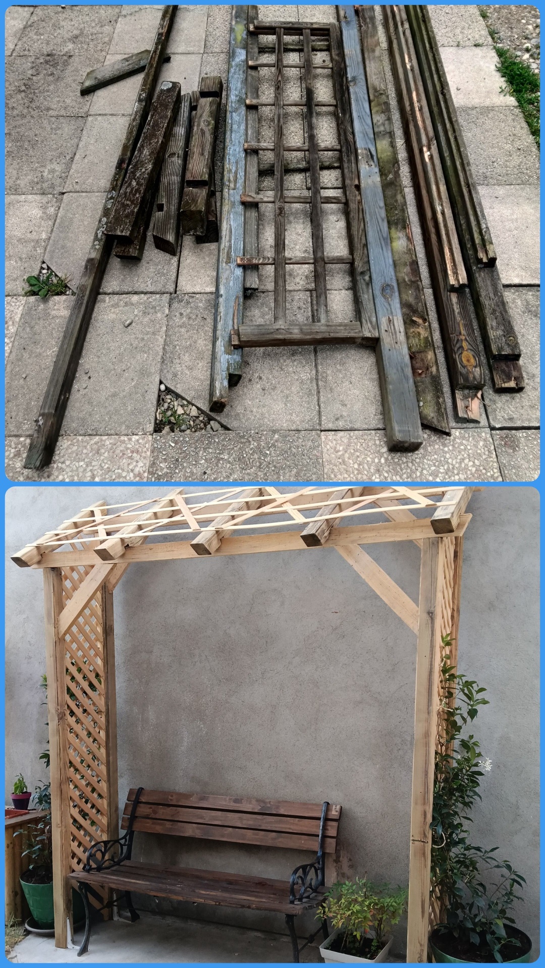Rénovation d'un abri de jardin en bois : ponçage et lasure protectrice — Bugey